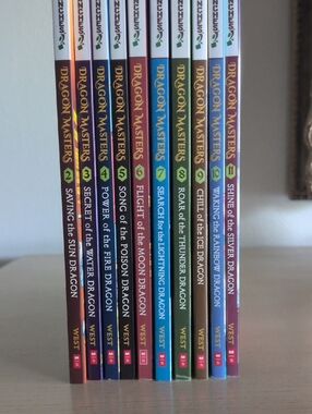 Dragon Masters Book Set Series, Book 2-11, like new condition
